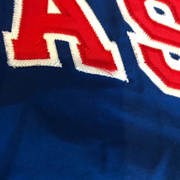 ~SOLD~ 🏀 VINTAGE 1/4 Zip Starter Pullover, KU Jayhawks - Picture 3 of 7